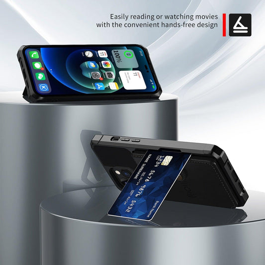 Magnetic Wallet Leather Case For iPhone 14 13 12 11 Pro Max XS Phone Cases Stand X Anti drop Cards Soft Cover Functional Case Compatible with iPhone