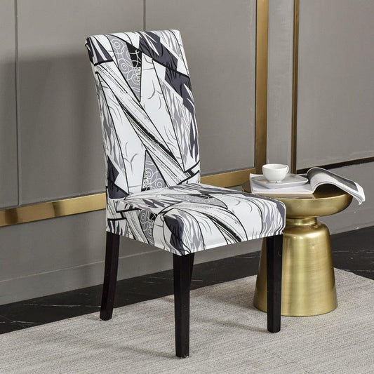 Marble Printed Stretch Chair Cover For Dining Room Office Banquet Chair Protector Elastic Material Armchair Cover Chair Cover Chair Slipcover Marble Background Texture Parson Chair