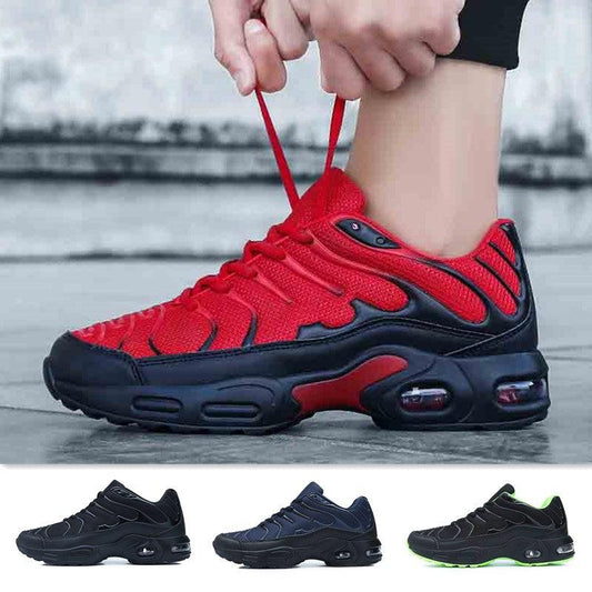Mens Air Cushion Mesh Breathable Running Shoes Outdoor Sports Athletic Walking Workout Sneakers Fashion Sport Gym Jogging Tennis Fitness Sneaker