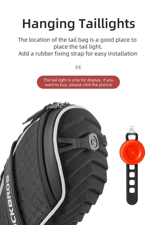 Modern Bike Bag Seat Bag Bike Accessories Bike Seat Bag Waterproof Bicycle Bag Under Seat 3D Shell Cycling Seat Pack For Mountain Road Bikes