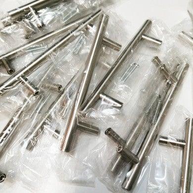 Modern Stainless Steel Kitchen Door Cabinet Bar Handle Pull Knob Cabinet Knobs Furniture Handle Cupboard Drawer Handle Stainless Steel Hollow Tube Bar Drawer Pulls Cupboard Knob For Kitchen Furniture Hardware