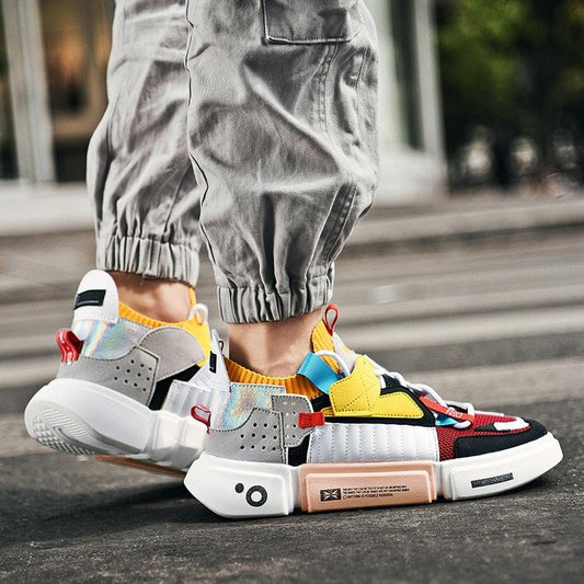 New High Quality Running Breathable Athletic Sport Shoes Modern Design Comfortable Soft Jogging Sneakers Mesh Breathable Lightweight Cushioning Training Athletic Sneakers