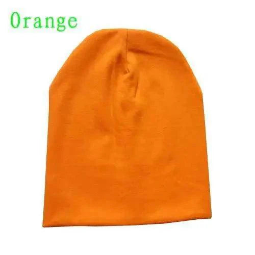 New Trendy Baby Street Dance Hip Hat Cotton Spring Autumn Toddler Cap Scarf For Boys Girls Winter Warm Solid Color Children Hat Men's Winter Hat Warm Orange Yellow Red Blue Black Knitted Casual Hat