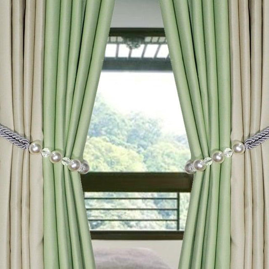 Pearl Curtain Tieback Bling Pearl Bandage Accessories Curtains Holder Buckle Tie Rope Home Decorative Curtain Tieback Decorative Drapery Holdbacks Rope Holder For Home Office 53cm