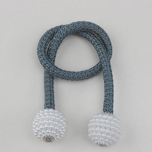 Pearl Magnetic Curtain Clip Curtain Holder Tieback Buckle Clips Hanging Ball Buckle Tie Back Curtain Accessories Home Decor Decorative Curtain Holdbacks Crystal Tie Backs For Curtains Curtain Holders For Window Draperies