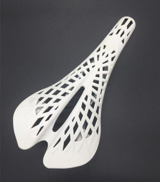 Lightweight Bicycle Front Seat Mat Bike Saddle Bicycle Seat Cushion Pad Breathable Soft Spider Web Saddle Cycling Bicycle Hollow Seat Saddle Comfy Ultra Light Mountain Bike Road Bicycle Saddle