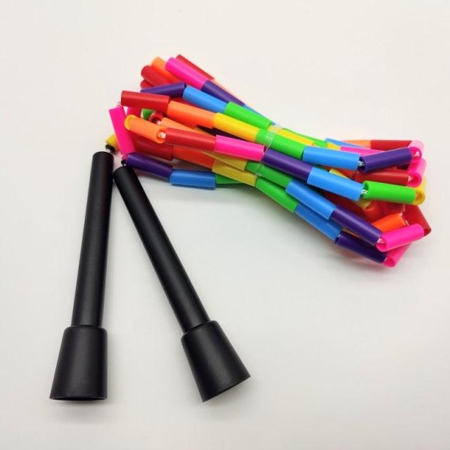 Professional Jump Rope Men Gym PVC Skipping Rope Ropes With Plastic Handles For Any Skill Level Sports Segmented Jump Rope For Outdoor Fitness Gym Men Women
