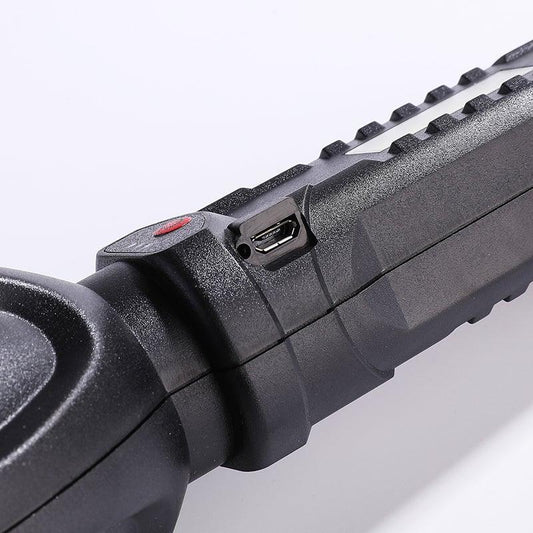 Rechargeable Adjustable USB LED Portable Rotary High Lumen Zoombale Super Strong Flashlight Ultra-bright For Long-range Outdoor Camping Fishing Hiking Riding Walking Jogging Flashlight