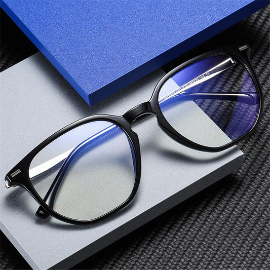 Retro Glasses Radiation Protection Optical Nearsight Frame For Men And Women Anti Blue Computer Eyewear Unisex Blue Light Blocking Glasses Stylish Eyewear Comfortable Eye Protection UV Glare -1 -1.5 -2.0 -2.5