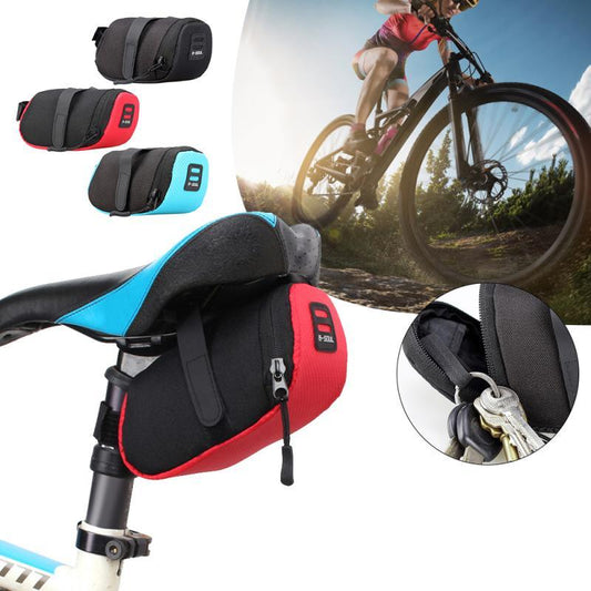 Road Bike Storage Bag Waterproof Bicycle Bags Pouch Cycling Bike Tail Rear Seat Bag Bicycle Accessories Bike Storage Frame Bag Bicycle Front Tube Triangle Water Resistant Cycling Pack Strap On Pouch Bike Accessories Tool Accessible Storage Bag