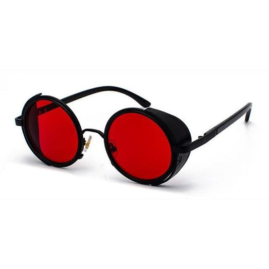 Round Vintage Sunglasses Retro Eyewear Style Sunglasses For Women New Retro Shape Coating Sunglasses For Men New Round Shape Sunglasses & Classic Design Sunglasses