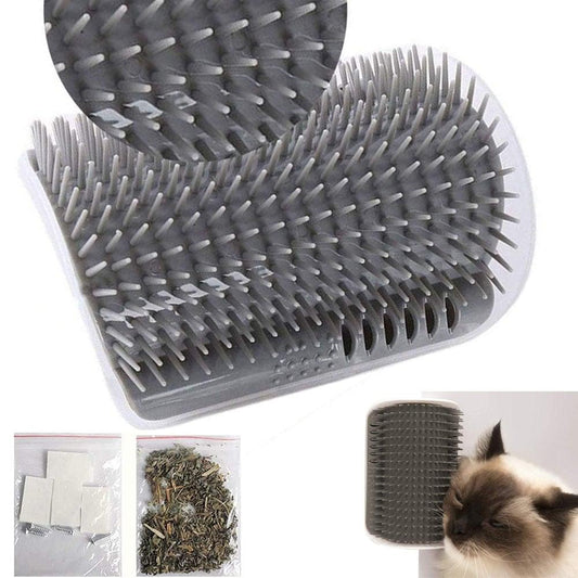 Self Groomer Cat Brush Angle Cat Massager Cat Accessories Self-raising Beautician Massage Comb Cat Toy Cat Supplies Teasing Cat Self Groomer Cat Brush Interactive Cat Toy