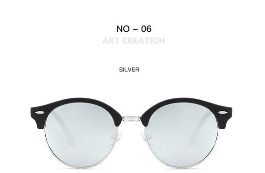 Small Round Metal Polarized Sunglasses Mirror Polarized Sunglasses For Men Vintage Style Glasses For Women New Colorful Frames For Men Women