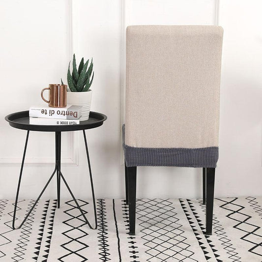 Solid Dining Chair Cover Elastic Half-wraped Seat Case for Kichen Wedding Banquet Hotel Chair Cushions Cover Removable Washable Dining Room Chair Slipcovers Dining Chair Covers Parsons Chair Slipcover Stretch Chair Covers for Dining Room