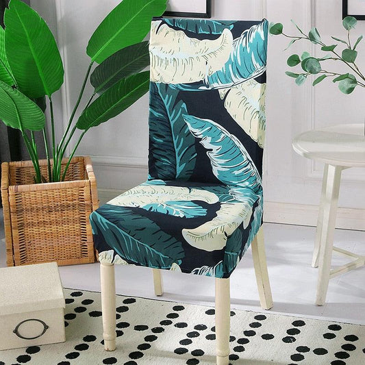 Spandex Dining Chair Cover With Back Elastic Universal Kitchen Living Room Stretch Slipcover Chair Covers Protector Seat Case Chair Cover Seat Protector Super Fit Slipcover Stretch Removable Washable Soft Spandex Fabric for Home