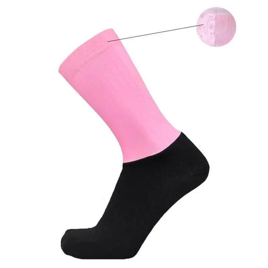 Stylish Summer Breathable Cycling Socks For Men Anti Slip Seamless Sports Cycling Socks For Men Modern Design Running Sports Socks