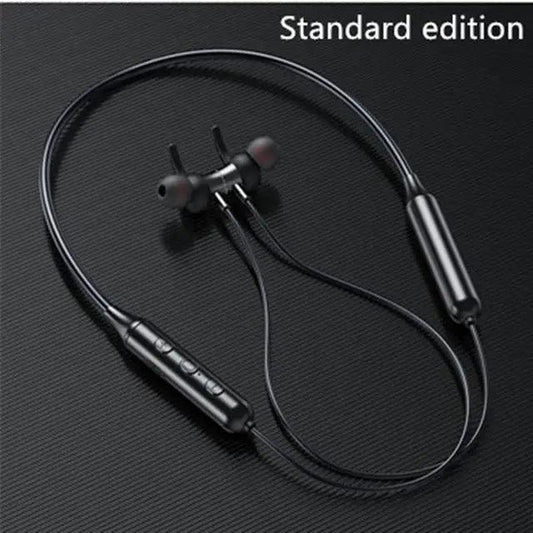 Stylish Wireless Bluetooth Earphones Magnetic Sports Running Headset IPX5 Waterproof Noise Cancelling Stereo Magnetic Earphones With Mic For Workout Running Gym