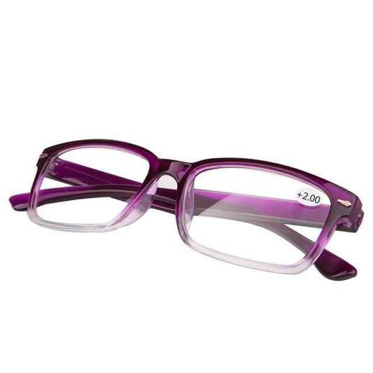 Ultra Light Reading Glasses Presbyopia Eyeglasses Diopter Reading Glasses For Men Metal Quality Classic Frame Computer Readers Reading Glasses with Comfort Spring Hinges for Men and Women 1.0 1.5 2.0 2.5 3.0