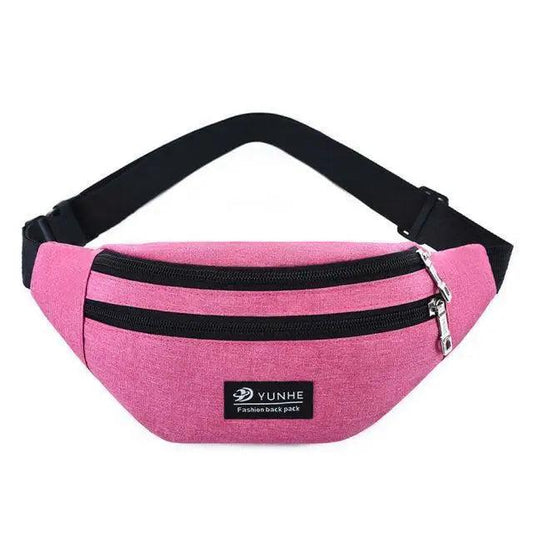 Unisex Retro Fanny Pack Unique Design Waist Bag Adjustable Belt Waterproof Travel Bag Sports Chest Bag