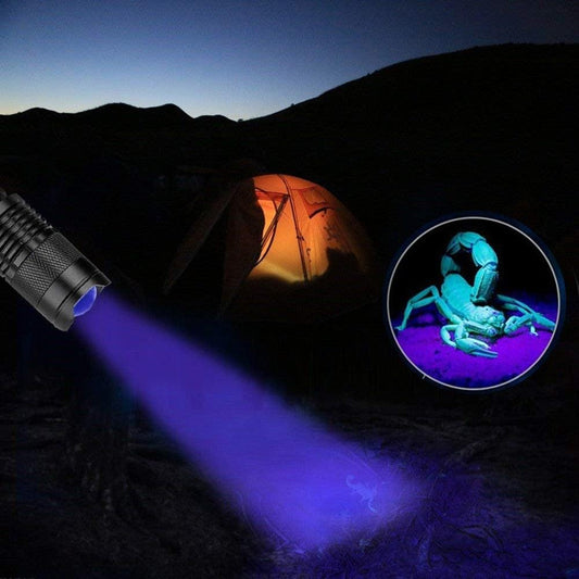UV 365nm light wood's lamp Rechargeable Portable Mini Handheld Fluorescent Agent Purple Light USB Ultraviolet Flashlight Detection Flashlight For Dog Urine Pet Stains 370nm