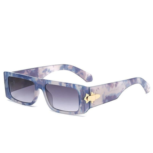 Vintage Polarized Sunglasses for Men Women Retro Square Sun Glasses Small & Rectangle Shape Sunglasses For Men & Women New Square Shape Sun Glasses In Luxury & Branded Style Traveling Shades For Men & Women