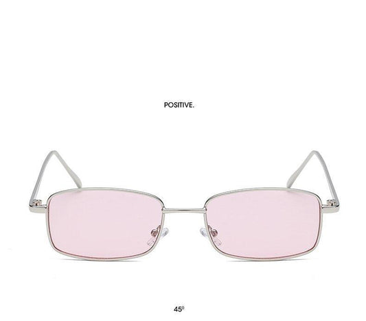 Vintage Slender Square Sunglasses Classic Small Frame New Square Shape Sunglasses For Men In High-quality Metal Frame Sunglasses For Men New Vintage Sunglasses