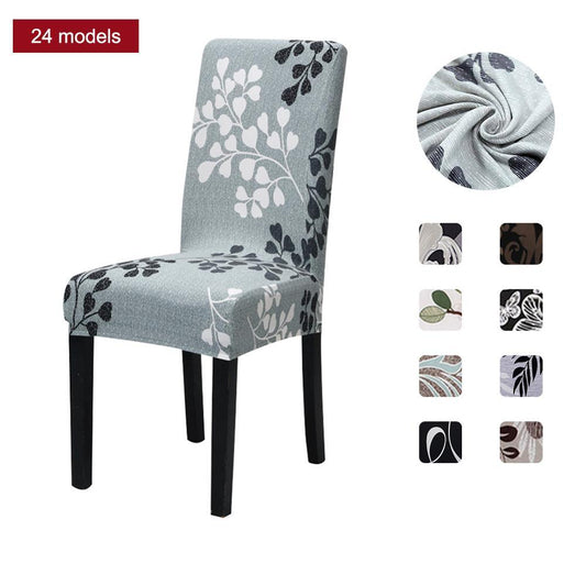 Washable Anti-dust Seat Slipcover Chair Cover Stretch Spandex Chair Covers Elastic Multifunctional Dining Furniture Seat Cover Home Decor For Dining Room Washable Spandex Kitchen Chair Covers for Dining Room Christmas Decoration