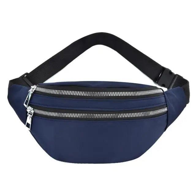Waterproof Travel Unisex Fanny Pack Simple Design Waist Bags Fashion Bum Bag Trendy Cross Body Chest Bags