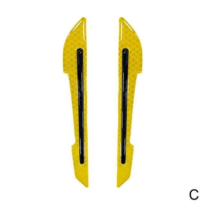 1 Pair Car Rearview Mirror Reflective Sticker Car-styling Safety Warning Reflective Sticker Car Rearview Mirror Decorative Strip Reflective Car Stickers Set Rearview Mirror Reflective Warning Stickers Car Side Reflective Stickers