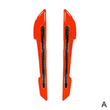 1 Pair Car Rearview Mirror Reflective Sticker Car-styling Safety Warning Reflective Sticker Car Rearview Mirror Decorative Strip Reflective Car Stickers Set Rearview Mirror Reflective Warning Stickers Car Side Reflective Stickers