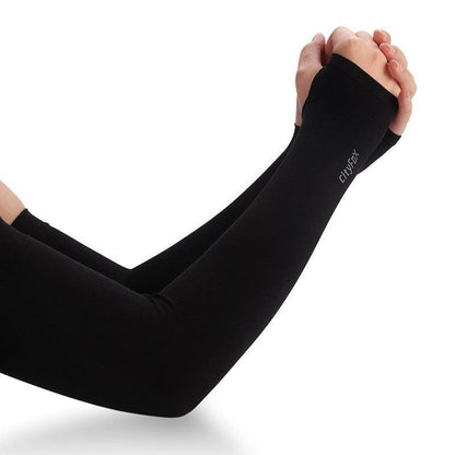 1 Pair Sport Sun Protection Arm Covers Cooling For Men Women Summer Sunblock Cycling Driving Golf Running Unisex Elbow Cover Outdoor Cycling Running Fishing Driving Cool Anti-UV Arm Sleeves For Workout