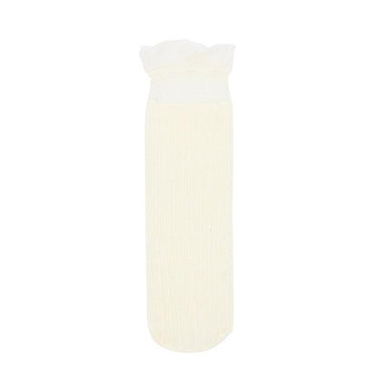 1 Pair Woman Socks Spring New Fashion Socks Solid Color Women Soft Cute Long Socks For Women Mesh Thin Socks High Quality Cotton Invisible Socks For Women