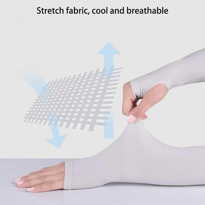 1 Pairs Arm Sleeves Warmers Sports Sleeve Sun UV Protection Hand Cover Cooling Warmer Running Fishing Cycling Sunscreen Sun Protection Arm Sleeves For Men  Women Arm Cover For Cycling Outdoor Sports
