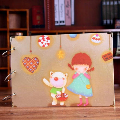 10 Pages DIY  Album Scrapbook Our Story Series Handmade Photo Albums for Lover Baby Wedding Stickers Scrapbooking  Home Decor House Decoration DIY Memorable Gifts For Loved Ones