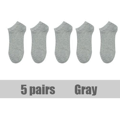 10 Pairs Breathable No Show Sports Socks Solid Color Boat Socks Comfortable Cotton Ankle Socks For Men And Women
