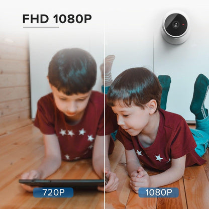 1080P IP Wifi Camera Indoor Surveillance Camera Baby Monitor Mini Cam Home Security Webcam Motion Detection with Night Vision AIl Human Detection Activity Zone