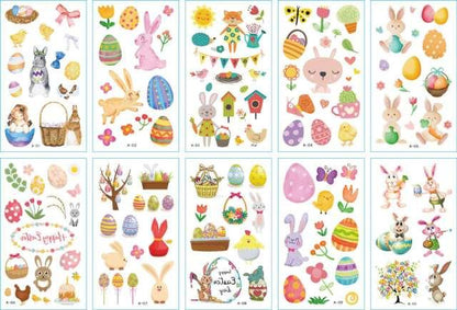10pcs Dinosaur Sticker Temporary Tatoo Waterproof Colorful Elegant Children Tattoos