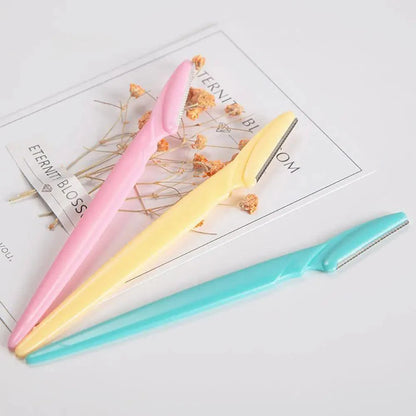 10pcs Exfoliating Dermaplaning Eyebrow Razor - Facial Hair Remover Women Beauty Makeup Skin Care Tools