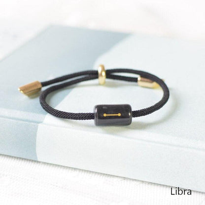 12 Zodiac Bracelet Charm Jewelry Adjustable Braided Rope Couple Bracelets Handmade Navy String Bracelet With Metal Knot Men Women Braided Bracelets Gifts