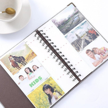 120 Pockets PU Leather Photo Album for 3 inch Instant Polaroid Mini DIY Photo Albums Birthday Gift Family Scrapbook Albums Family Anniversary Gift For Couple