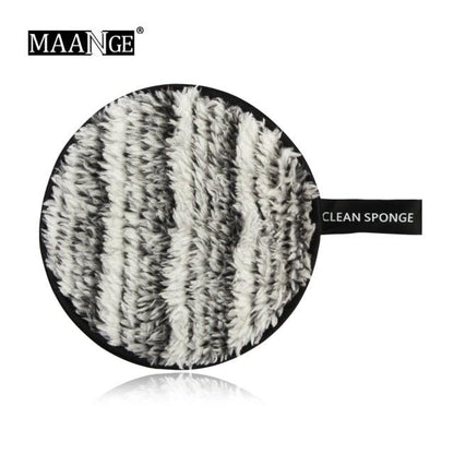 1/3PCS New Makeup Removal Sponge Flutter Wash Cotton Flapping Reusable Wet Sponge Face Puff Soft Natural Cleaner Premium Microfiber Cloth