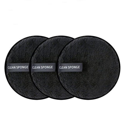 1/3PCS New Makeup Removal Sponge Flutter Wash Cotton Flapping Reusable Wet Sponge Face Puff Soft Natural Cleaner Premium Microfiber Cloth