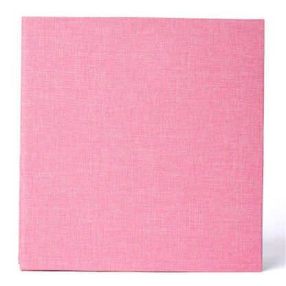 16-inch 20 Pages Self Adhesive Photo Album DIY Scrapbook Rustic Linen Cloth Cover Personalize Album for Wedding Memory Album  Home Decor House Decoration DIY Memorable Gifts For Loved Ones