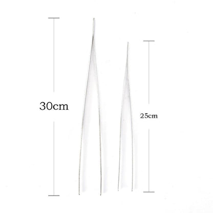 1PC Barbecue Accessories Food Tongs Food Clip Stainless Steel Tweezers Clip Buffet Restaurant Tools Kitchen Gadgets Stainless Steel Barbecue Tweezers