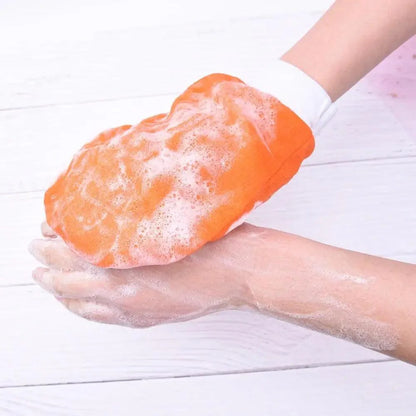 1PC Colorful Shower Bath Magic Peeling Glove Modern Exfoliating Tan Removal Skincare Soft Gloves For Shower  Body Scrubber Bath Accessories