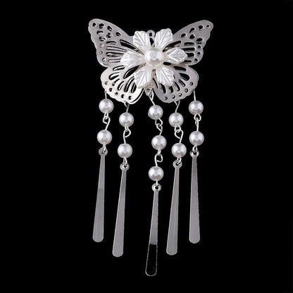 1Pc New Chinese Style Hair Clips for Women Cherry Hairpin Girls Elegant Ladies Headwear Costume Headdress Wedding Hair Accessories for Brides and Bridesmaids