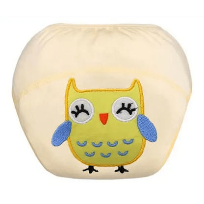 1Pcs Cute Baby Diapers Reusable Nappies Cloth Diaper Washable Cotton Training Pants Panties