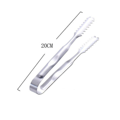 1pcs Stainless Steel Kitchen Tong Heat Resistant Hollow-Out Barbecue Tongs Food Tongs Kitchen Tools BBQ Tools Accessories Stainless Steel Food Tongs Cooking Clips Buffet BBQ Tongs