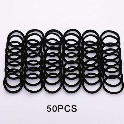 1Set 4cm Girls Cute Colorful Elastic Hair Bands Children Lovely Ponytail Holder Scrunchies Hair Ties Headbands Fashion Hairgrips Accessories For Party