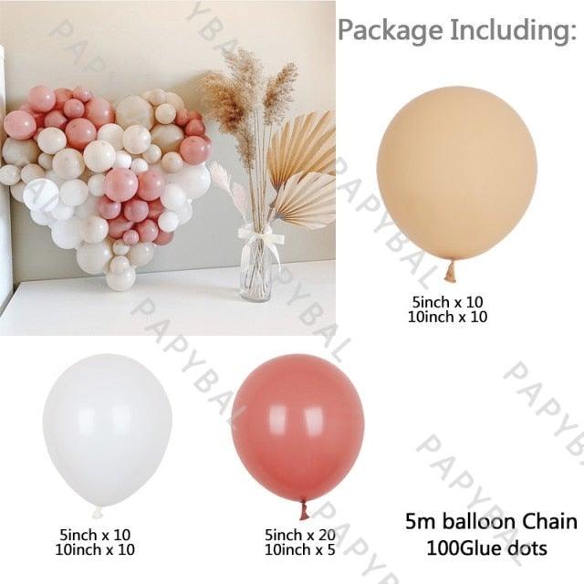 1Set Purple Pink Luxury Balloons For Birthday Wedding Party Decorations Baby Shower Decorations For Girl